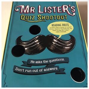 Mr. Lister's Quiz Shootout Game New Open-Box